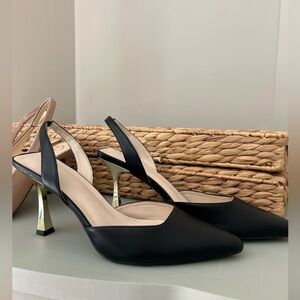 Halston Sling Pumps